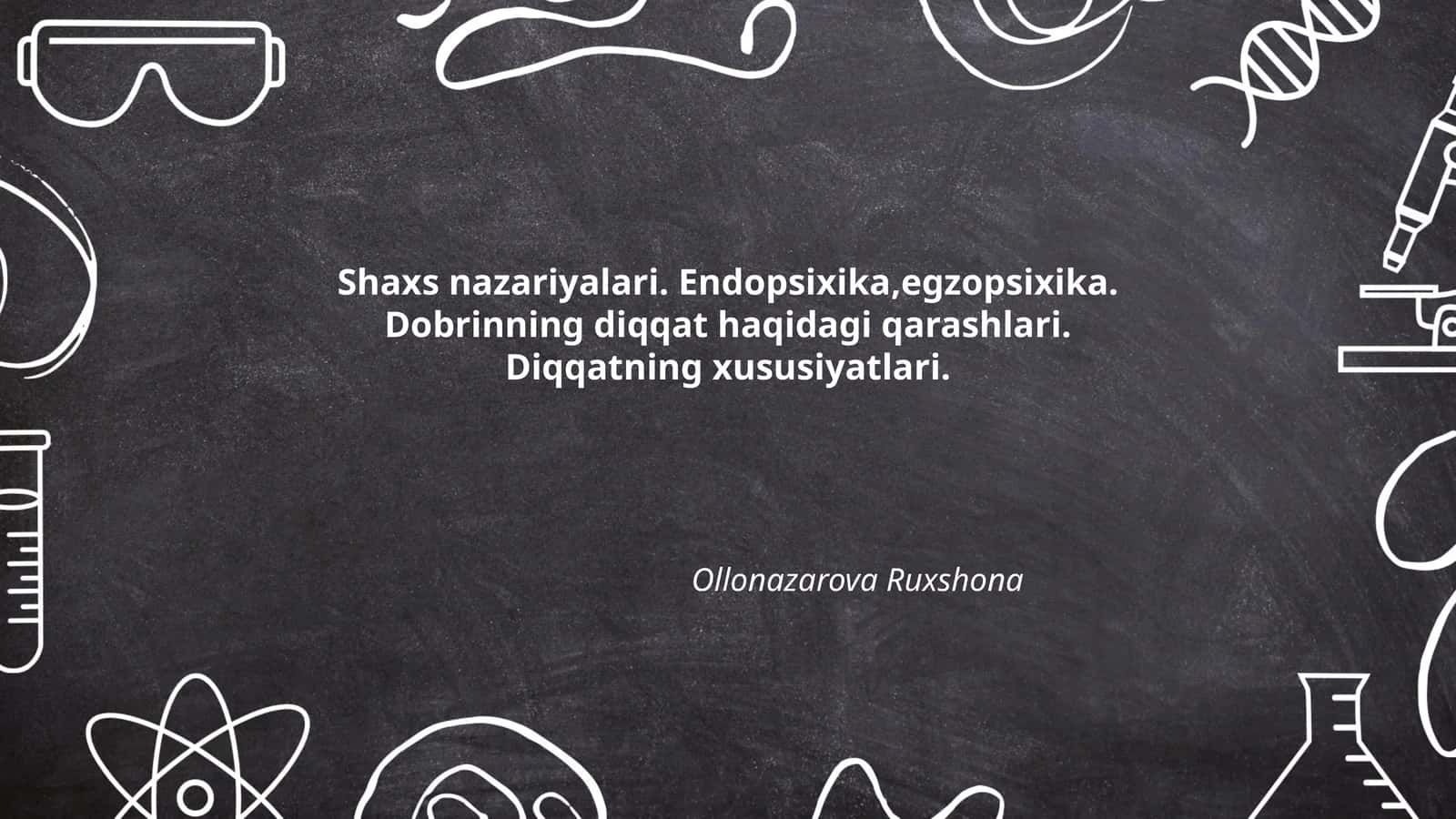 Shaxs nazariyalari