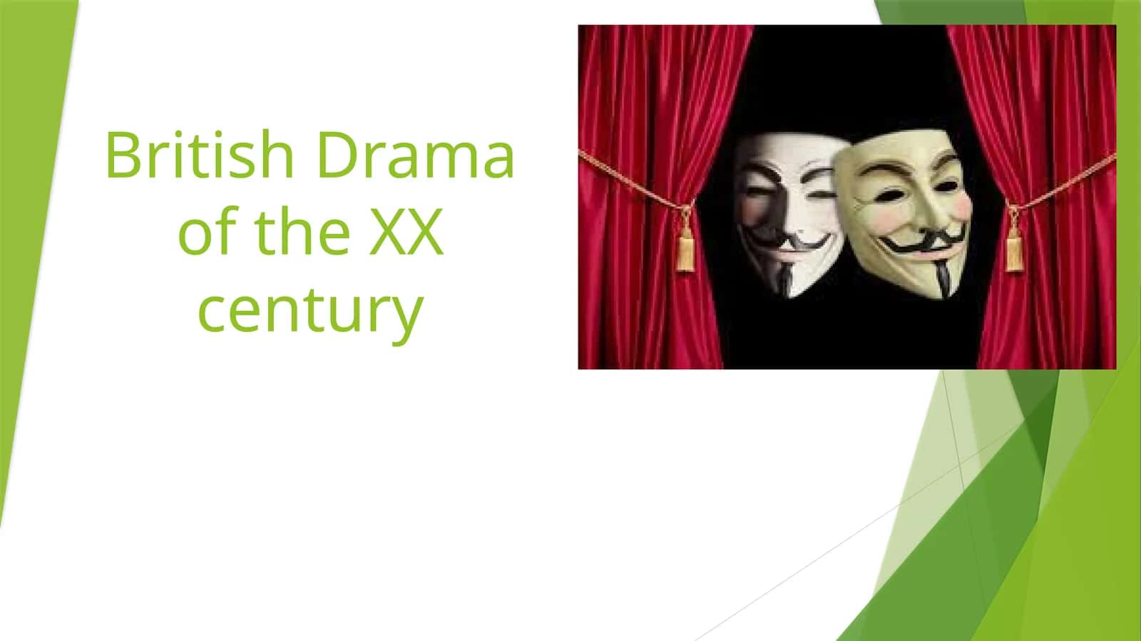 XX asr Britaniya dramaturgiyasi