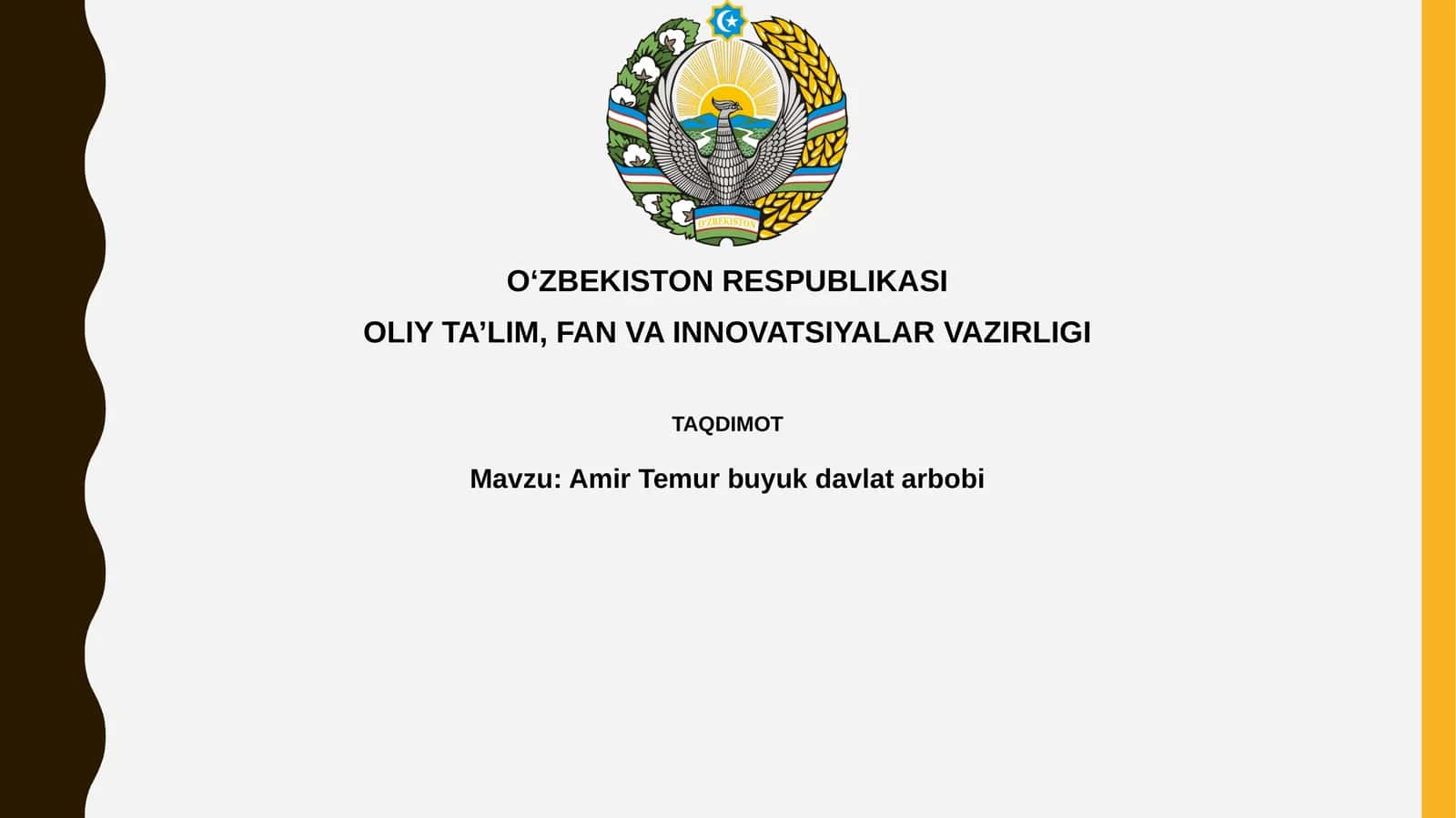 Amir Temurbuyukdavlatarbobi