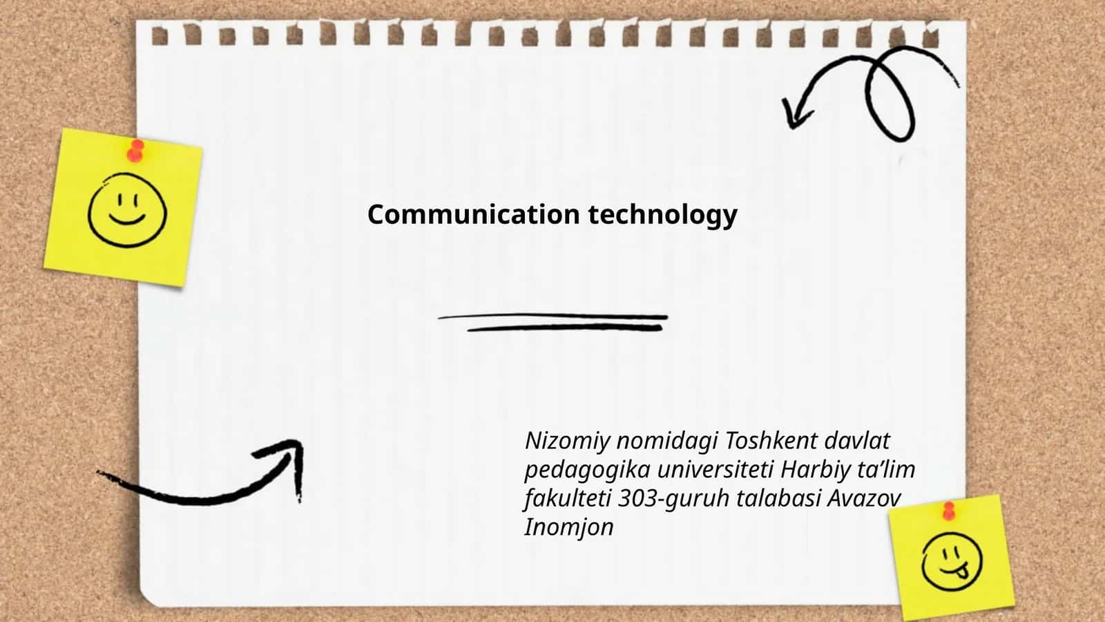 Communication technology