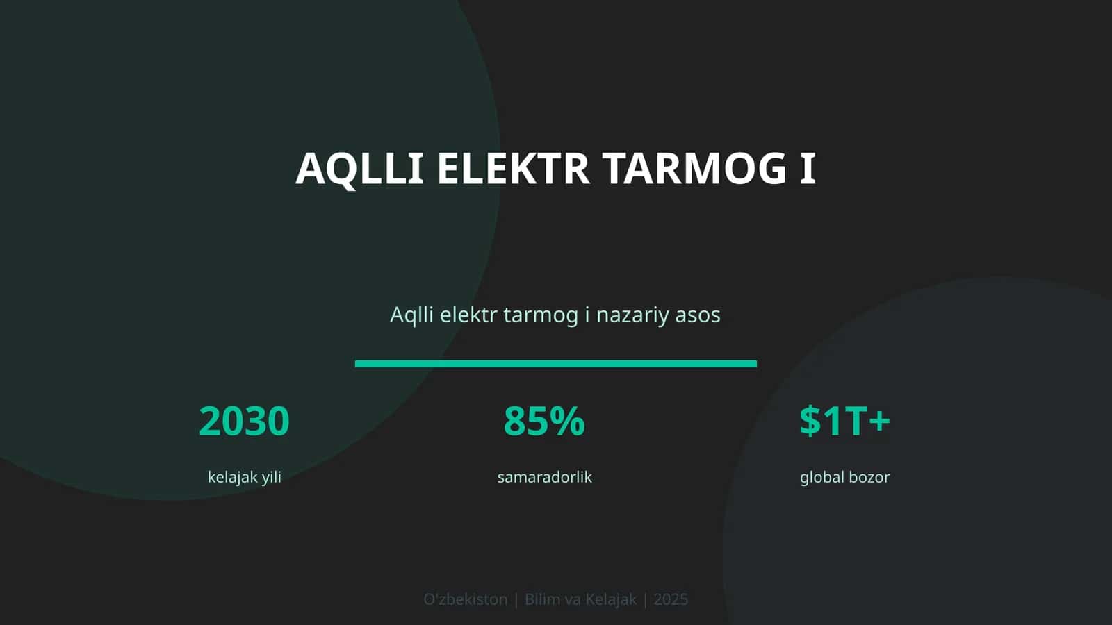 Aqlli elektr tarmog i