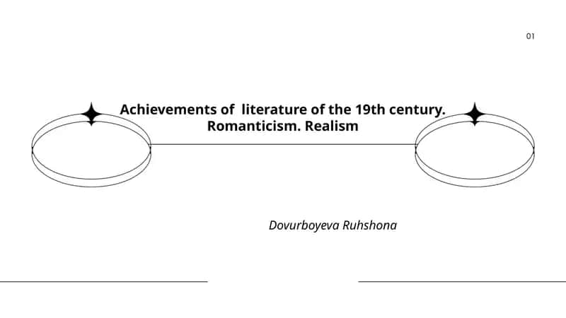 Achievements of literature of the 19th century
