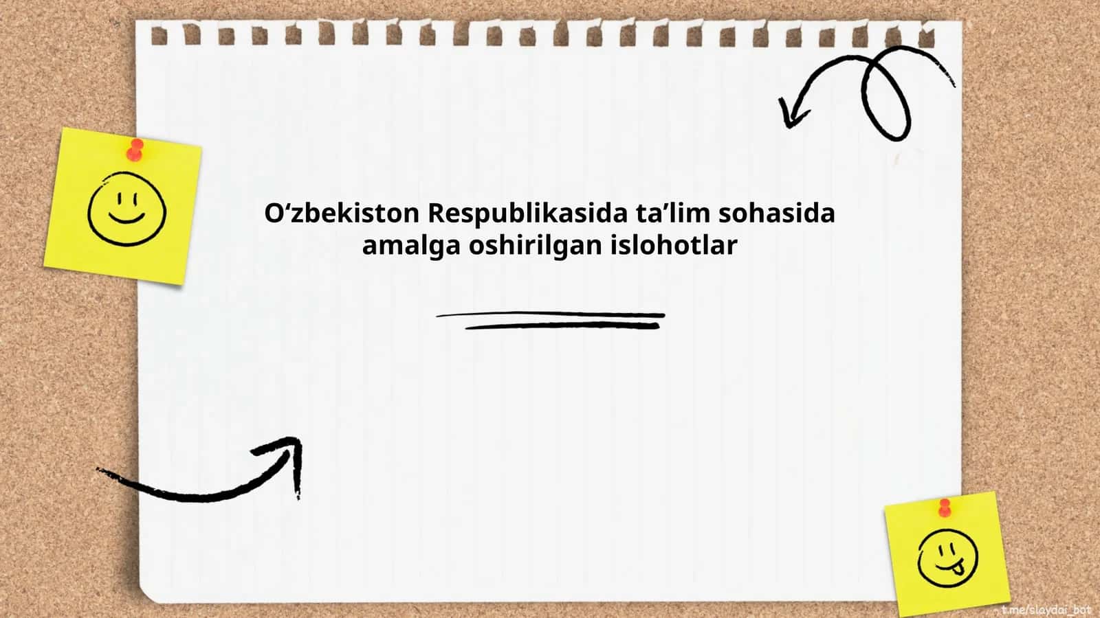 O‘zbekiston Respublikasida ta’lim sohasida amalga oshirilgan islohotlar