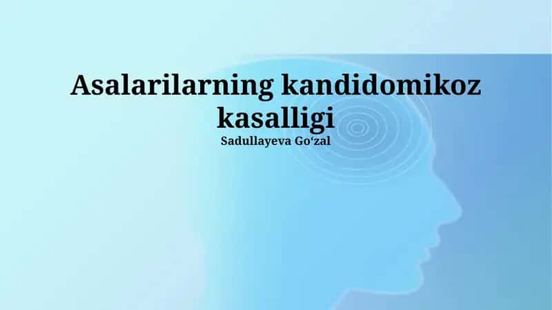 Asalarilarning kandidomikoz kasalligi