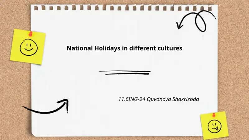 National Holidays in different cultures