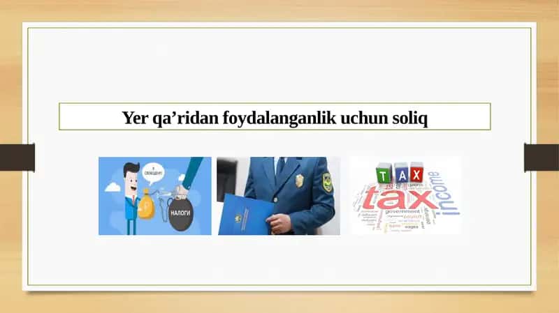 Yer qa’ridan foydalanganlik uchun soliq