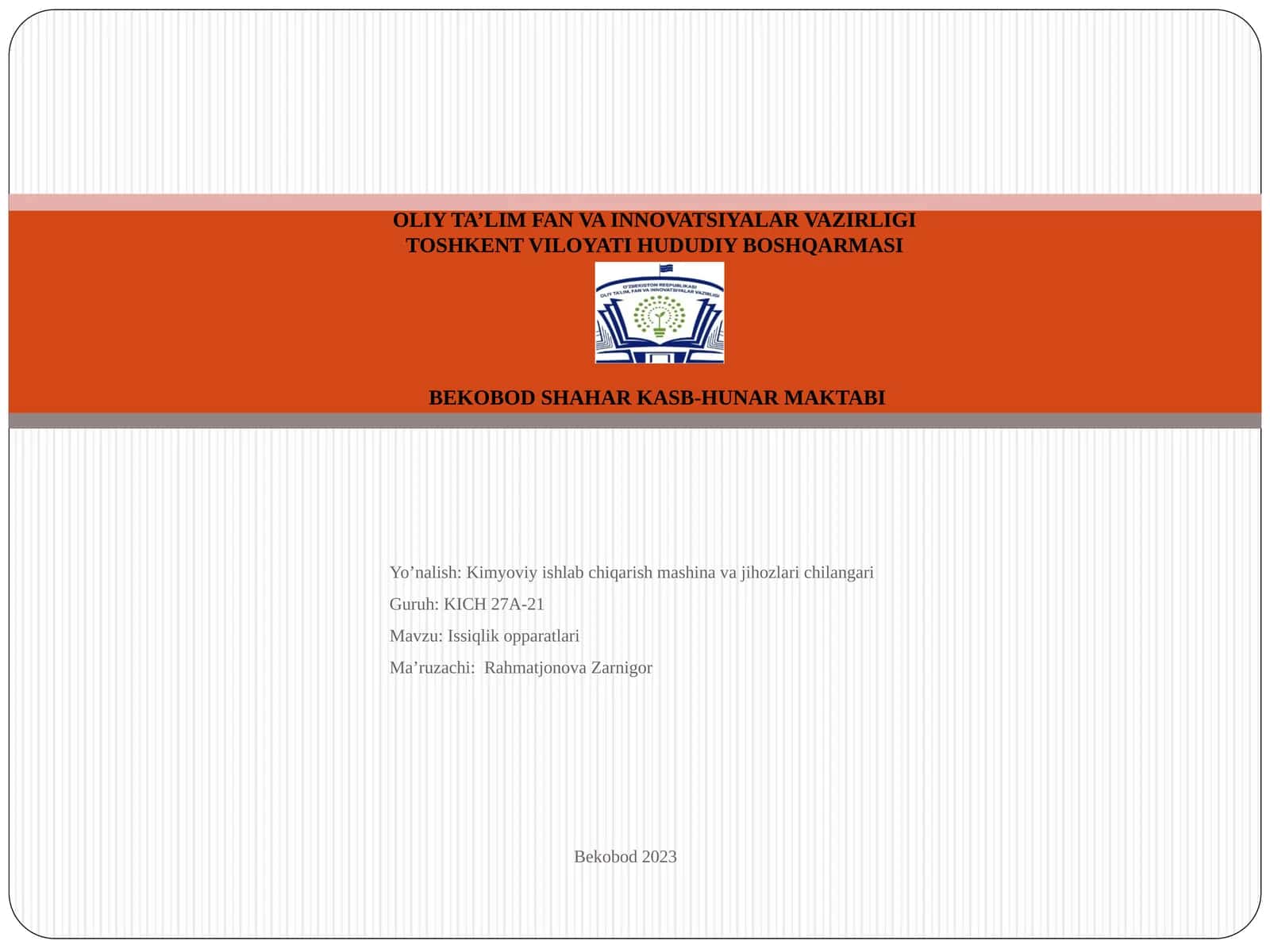 Issiqlik opparatlari