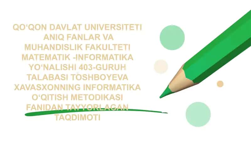 Zamonaviy oʻqitish shakllari va usullari