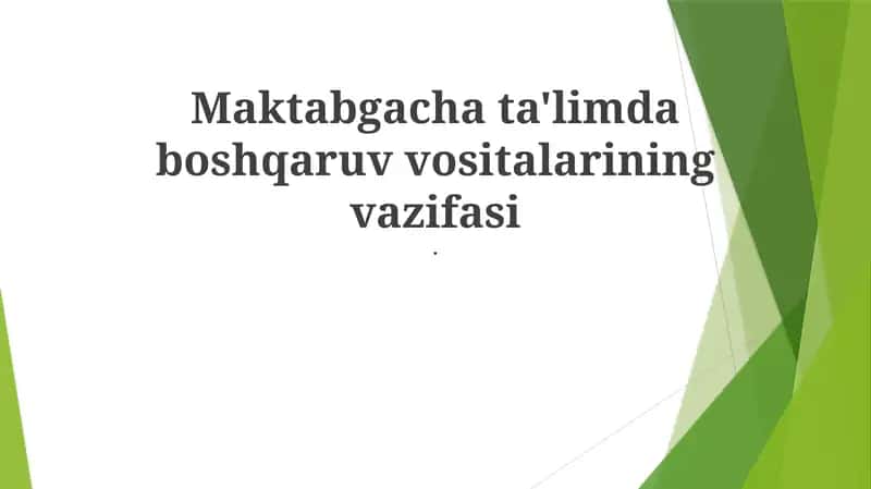 Sinifni boshqarish vositalari