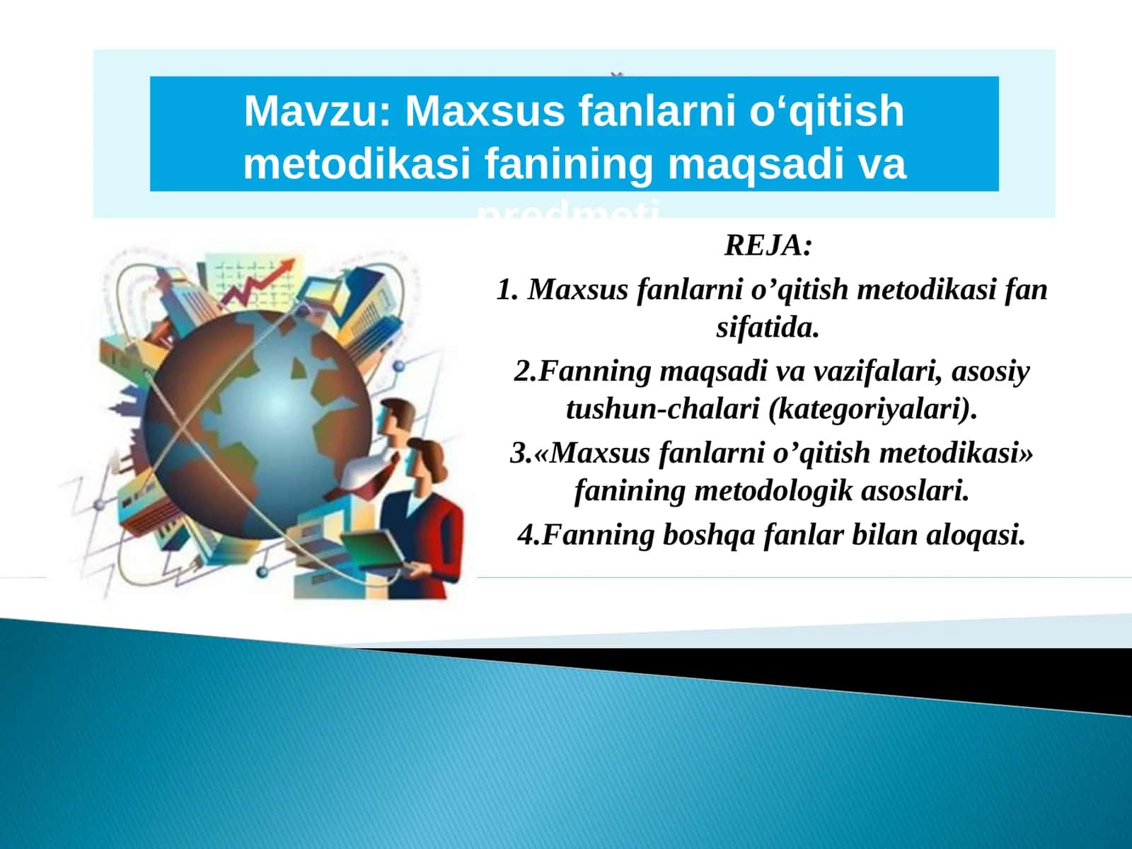 Maxsus fanlarni o‘qitish metodikasi fan sifatida