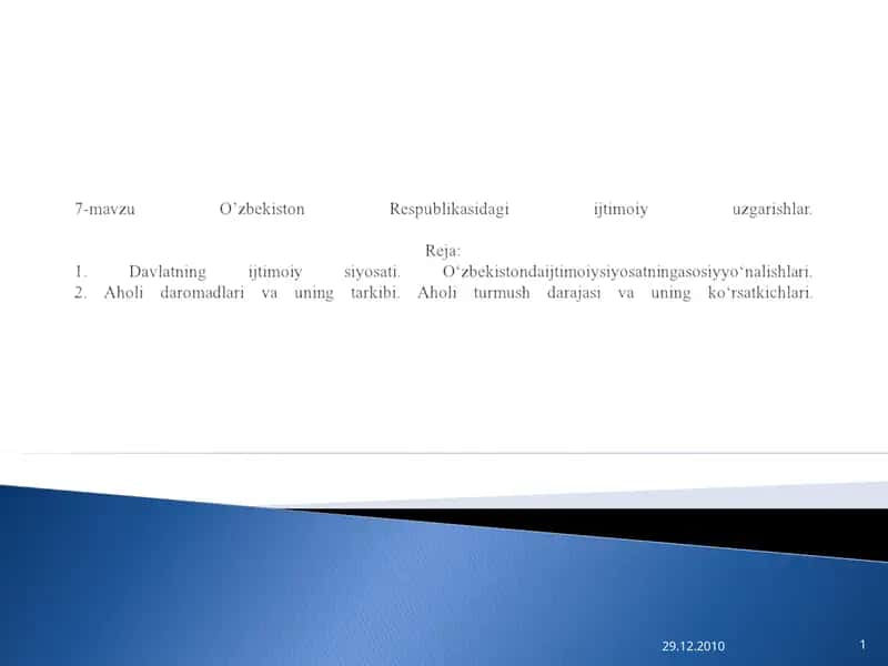 Iqtisodiy islohotlar