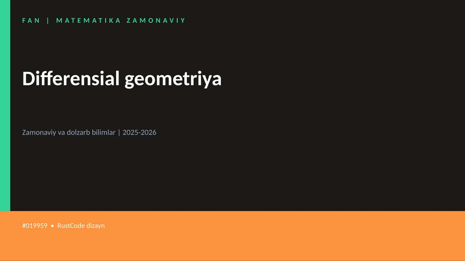 Differensial geometriya