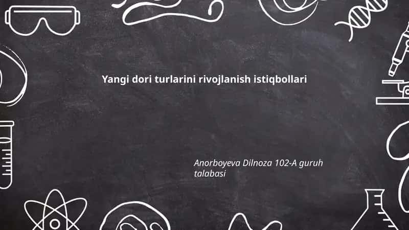Sun'iy intellekt va mashina o'rganish bilan yangi dori kashfiyoti