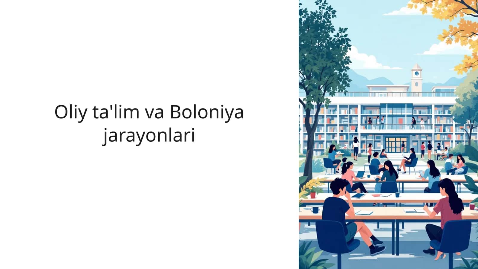 Oliy ta'lim va Boloniya jarayonlari