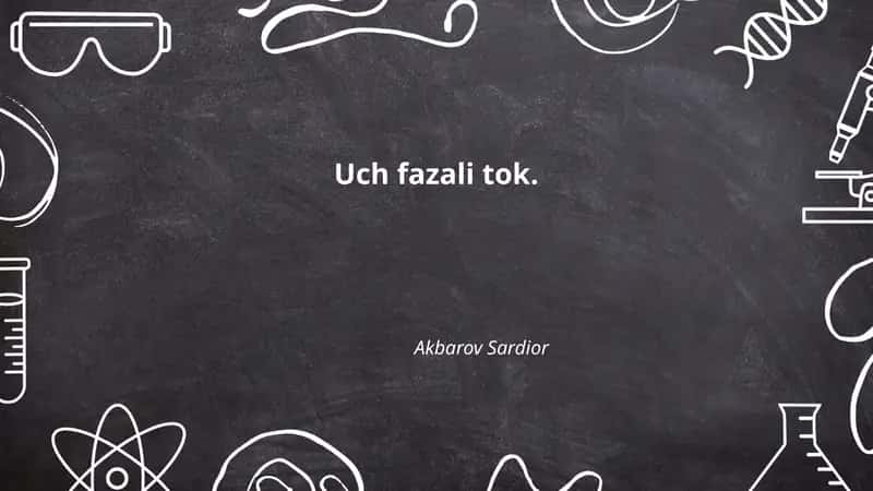 Uch fazali tok