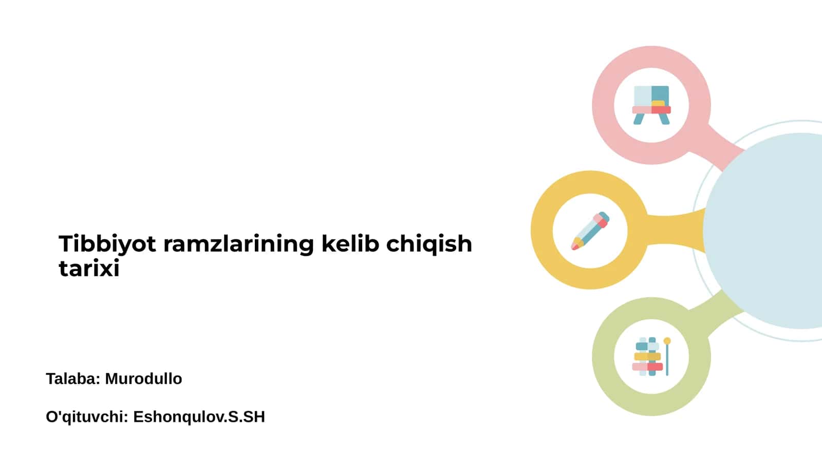 Tibbiyot ramzlarining kelib chiqish tarixi