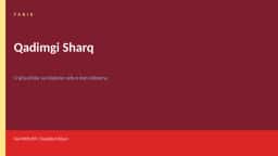 Qadimgi Sharq