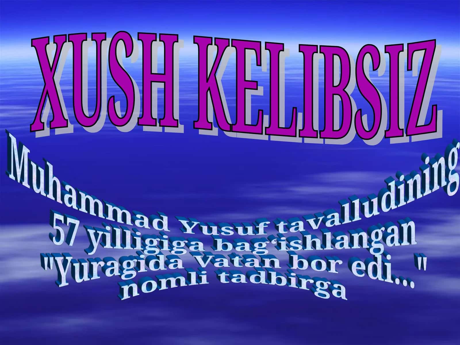 "Yuragida Vatan bor edi..."