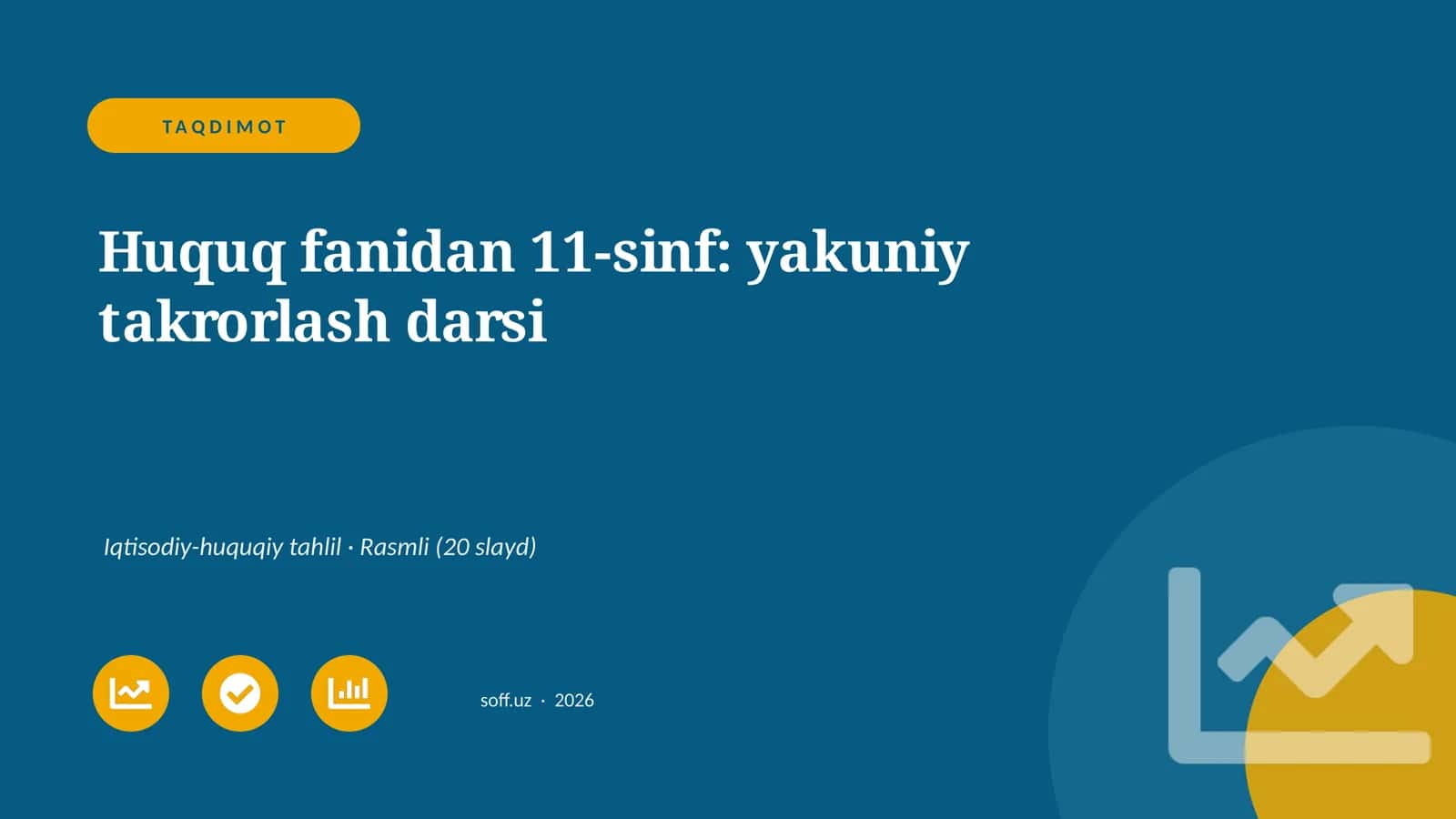 11-sinf: yakuniy takrorlash darsi