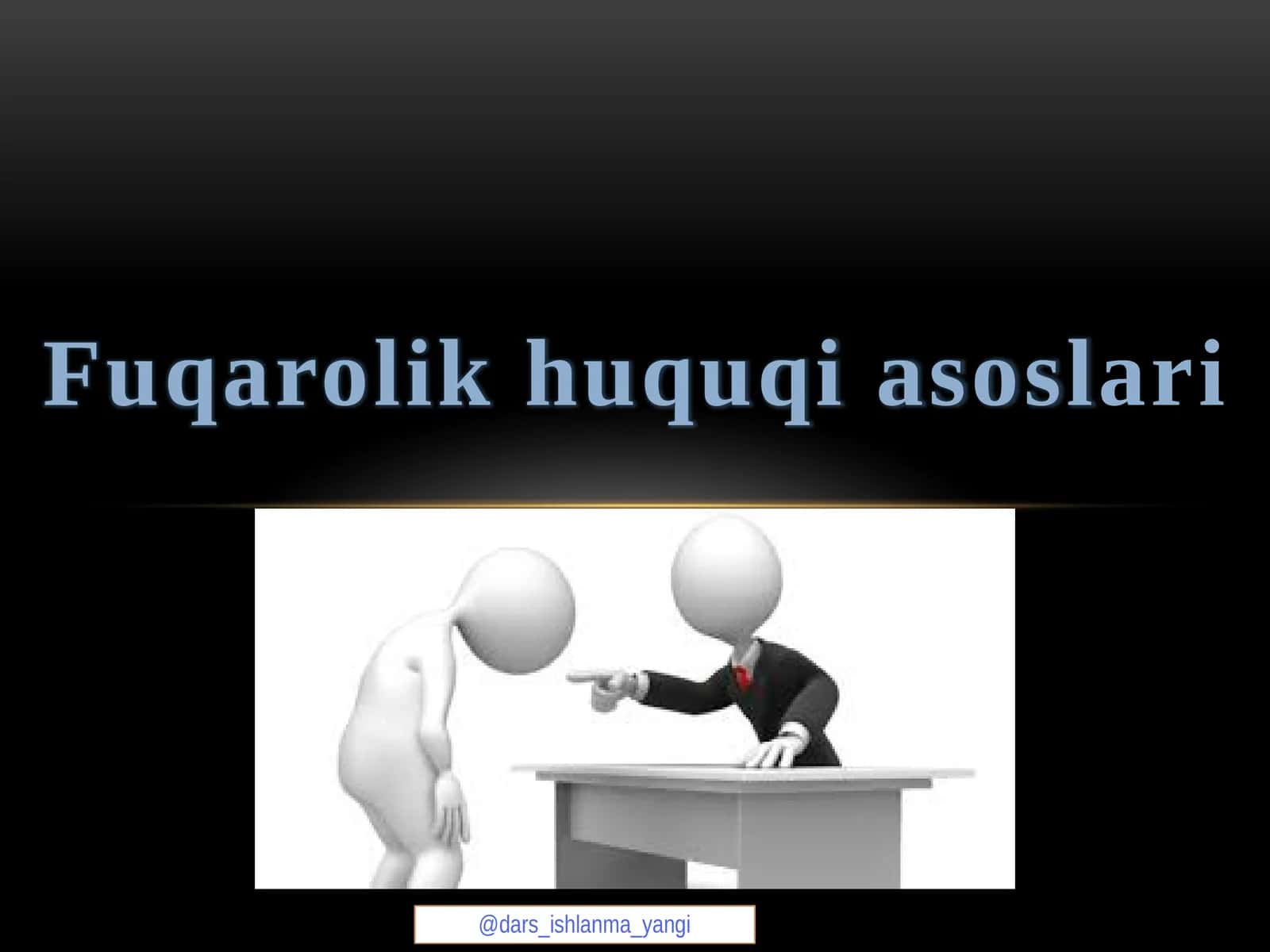 Fuqarolikhuquqiasoslari