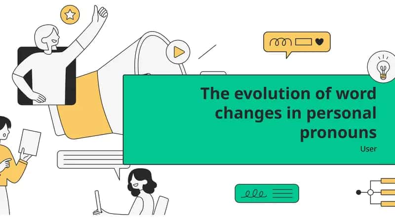 Evolution of Personal Pronouns