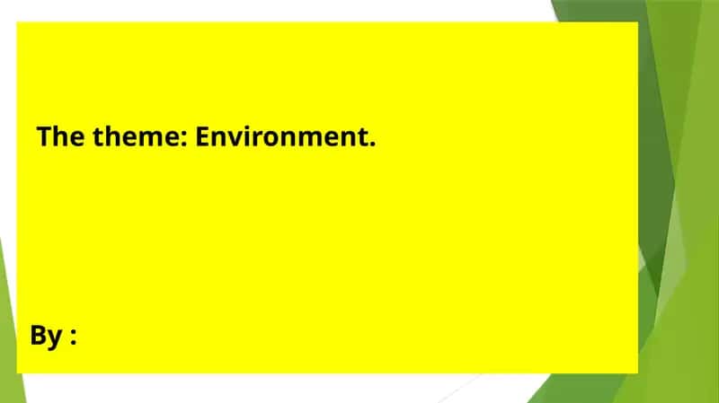 Environment