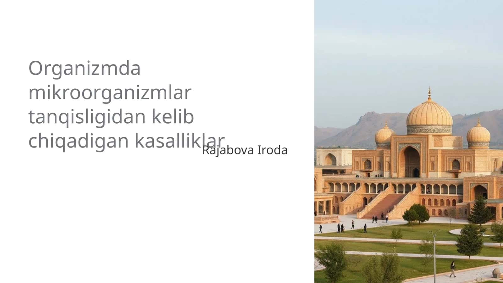 Organizmda mikroorganizmlar tanqisligidan kelib chiqadigan kasalliklar