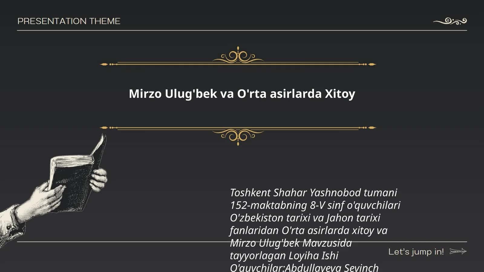 Mirzo Ulug'bek va O'rta asirlarda Xitoy