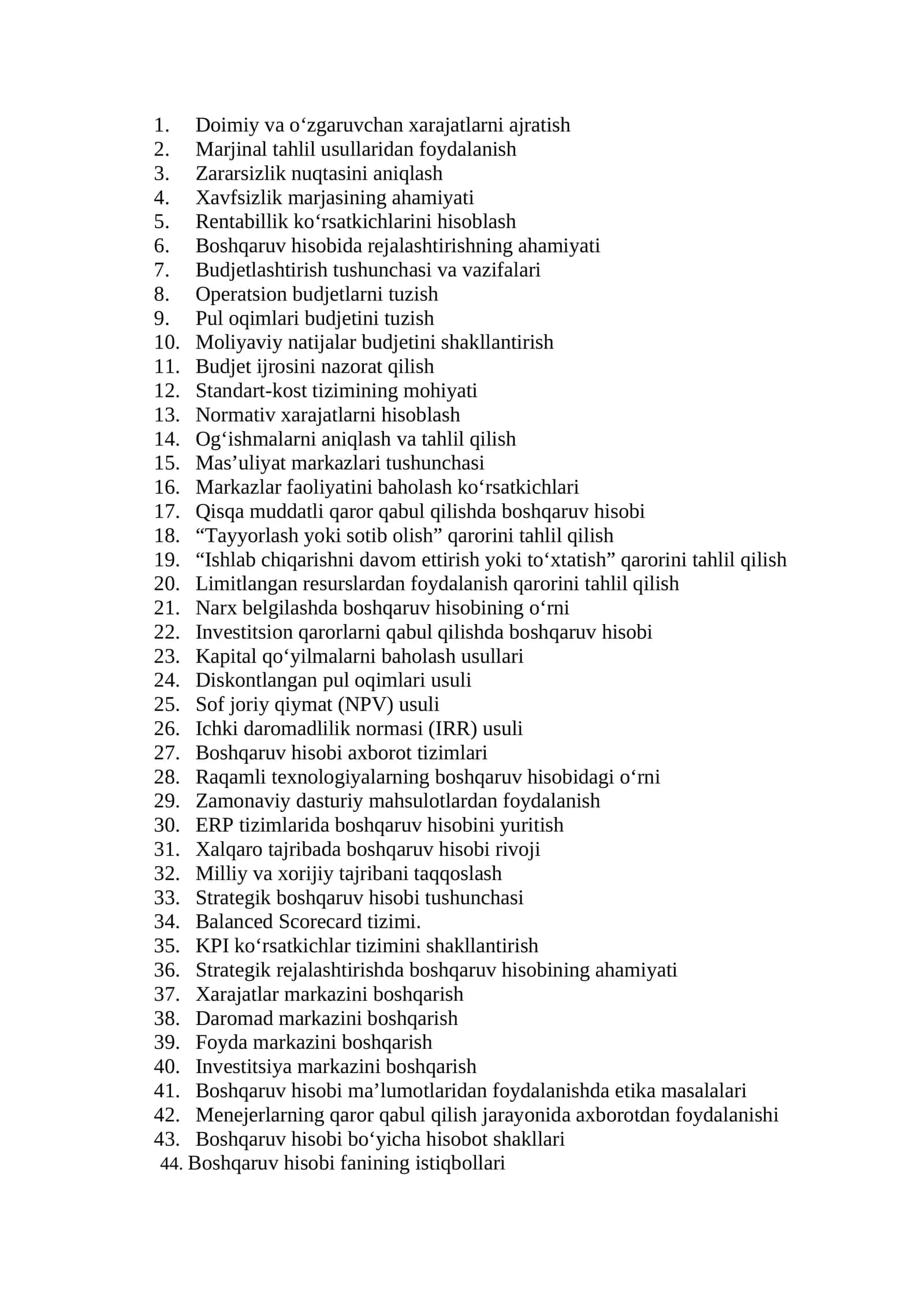 Marjinal tahlil usullari