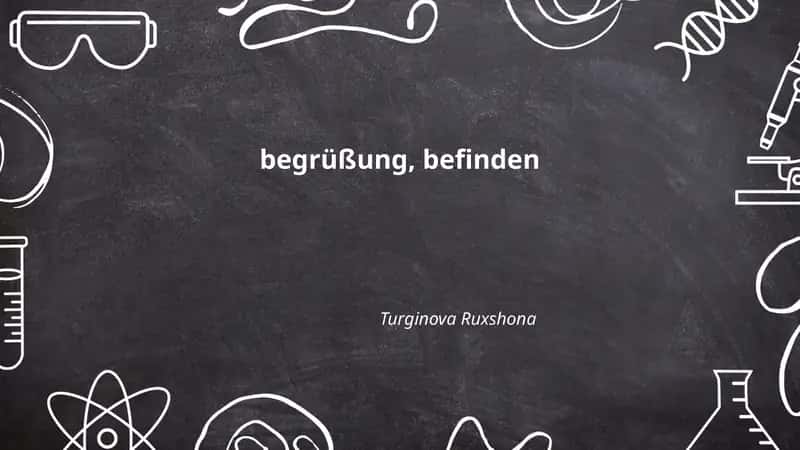 Formelle Begrüßungen im Deutschen