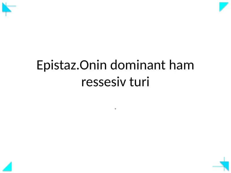 Epistaz.Onin