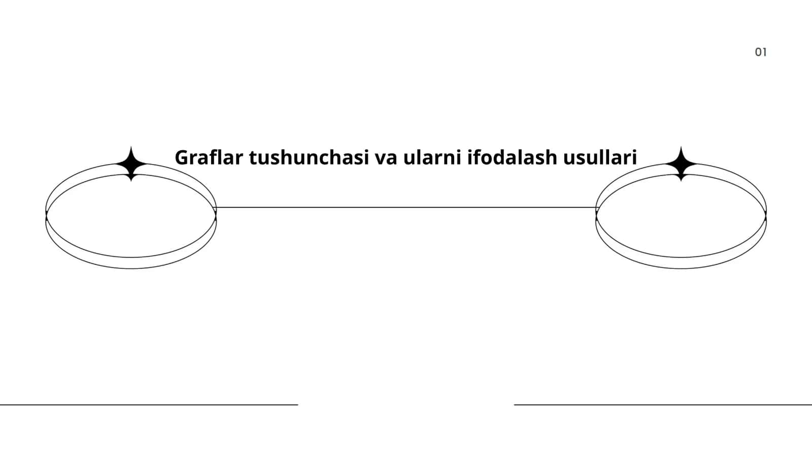 Graflar tushunchasi va ularni ifodalash usullari