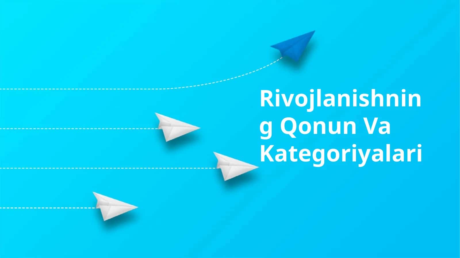 Rivojlanishning Qonun Va Kategoriyalari