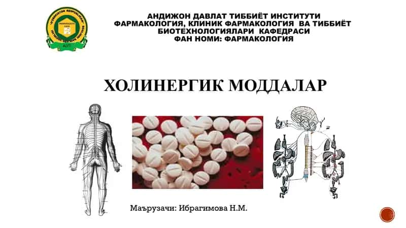 Xolinergik moddalar farmokolgiyasi