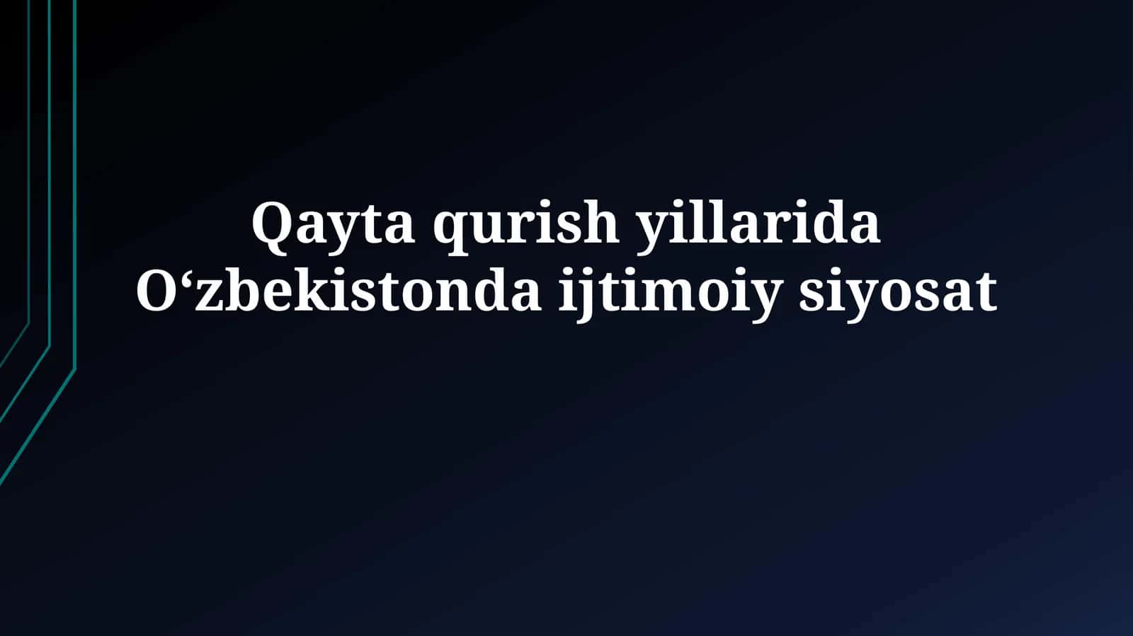 Kam ta'minlangan oilalarni qo'llab-quvvatlash