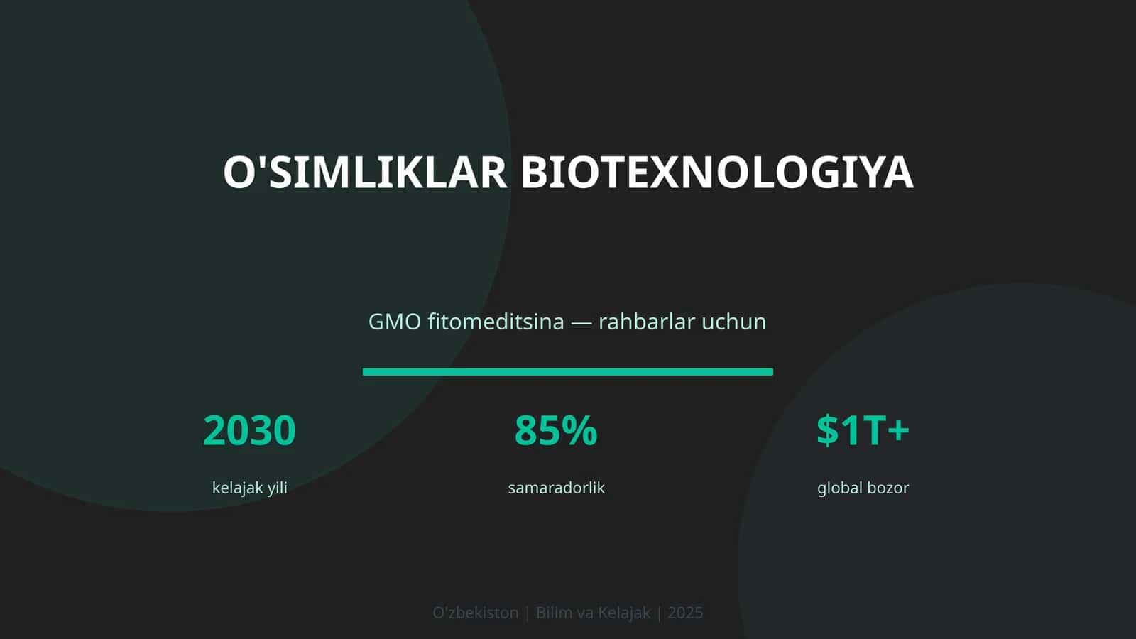 O'simliklar biotexnologiya