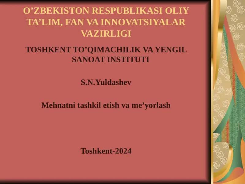 Mehnat Taqsimoti