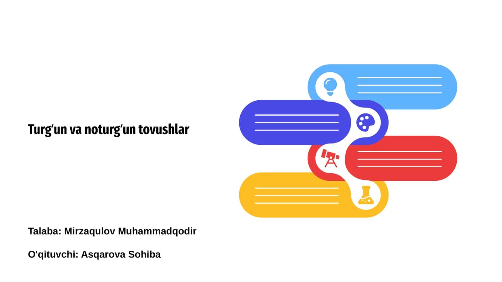 Turgʻun va noturgʻun tovushlar