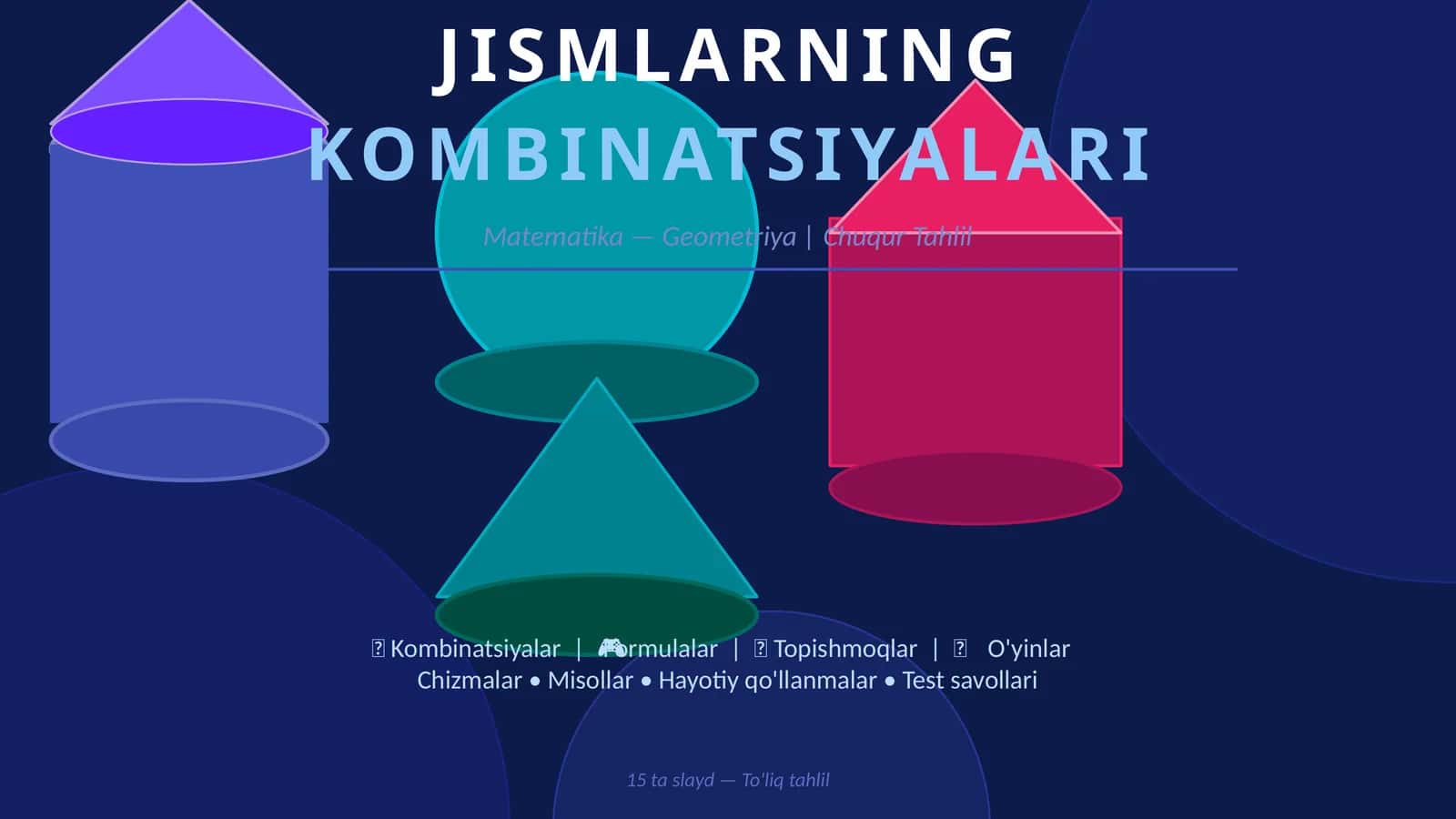 JISMLARNING KOMBINATSIYALARI