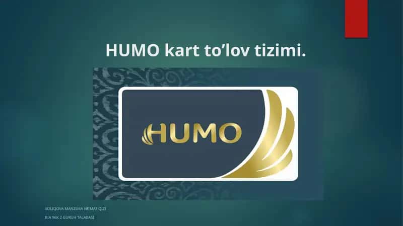 HUMO kartto’lovtizimi