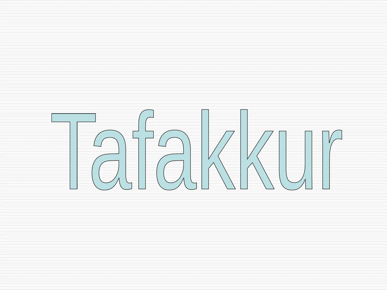 Tafakkur