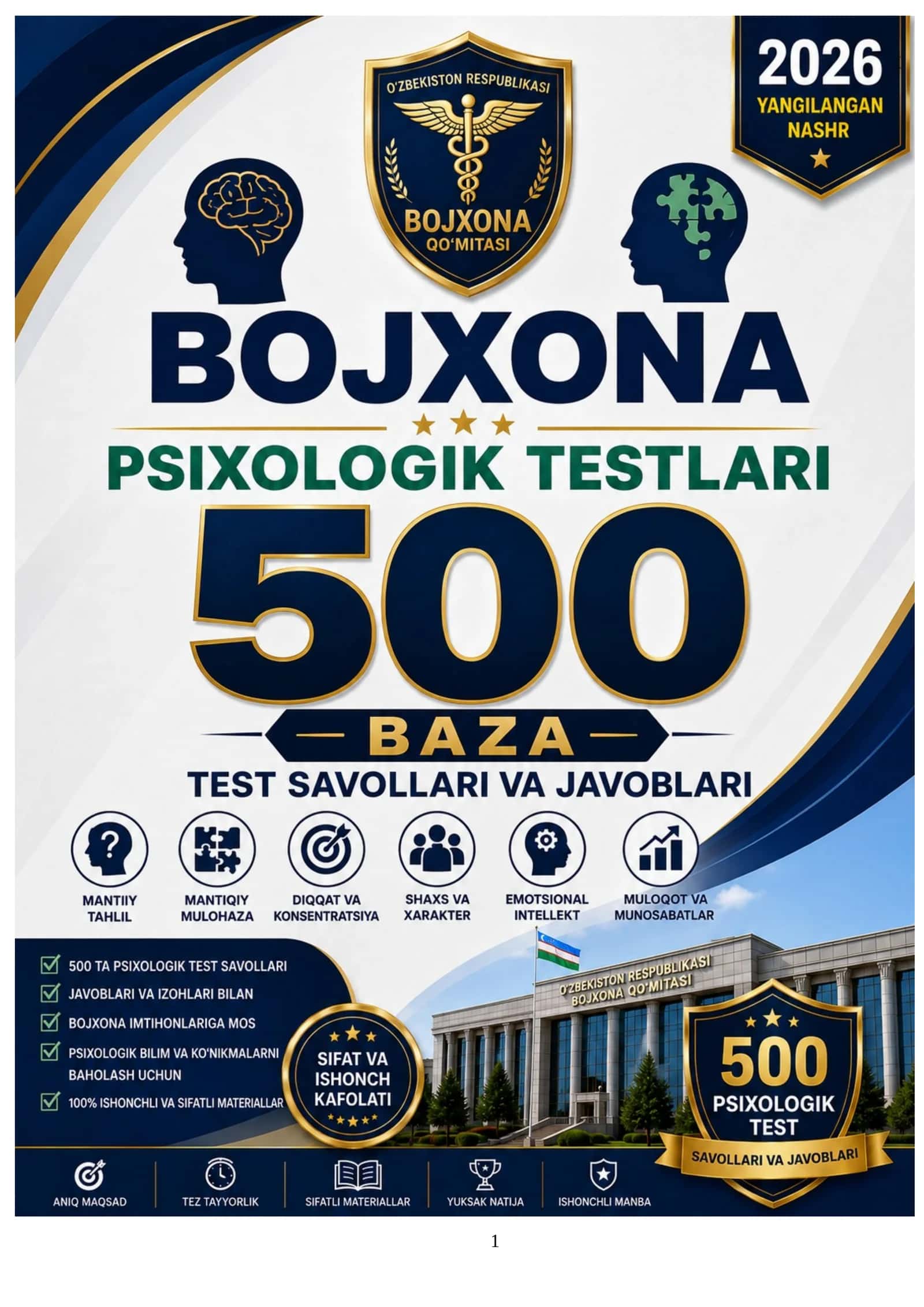 Bojxona psixologik testlari