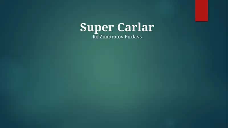 Super Carlar
