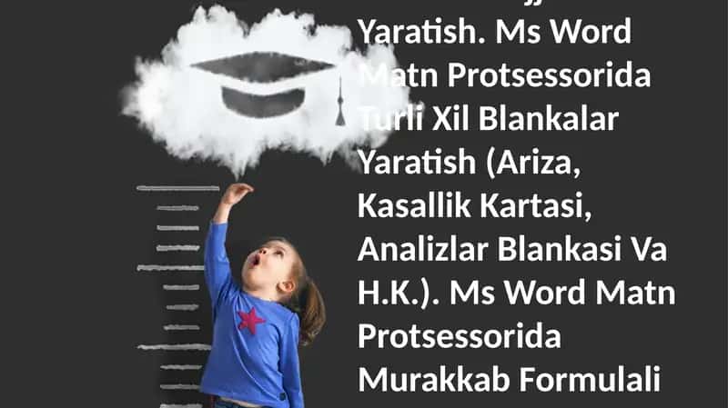 Ish Yuritish Va Hisobot Hujjatlarini Yaratish