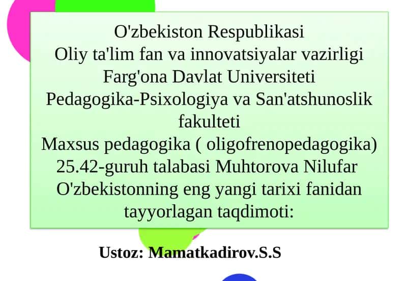 Zamonaviy axloqiy tarbiya