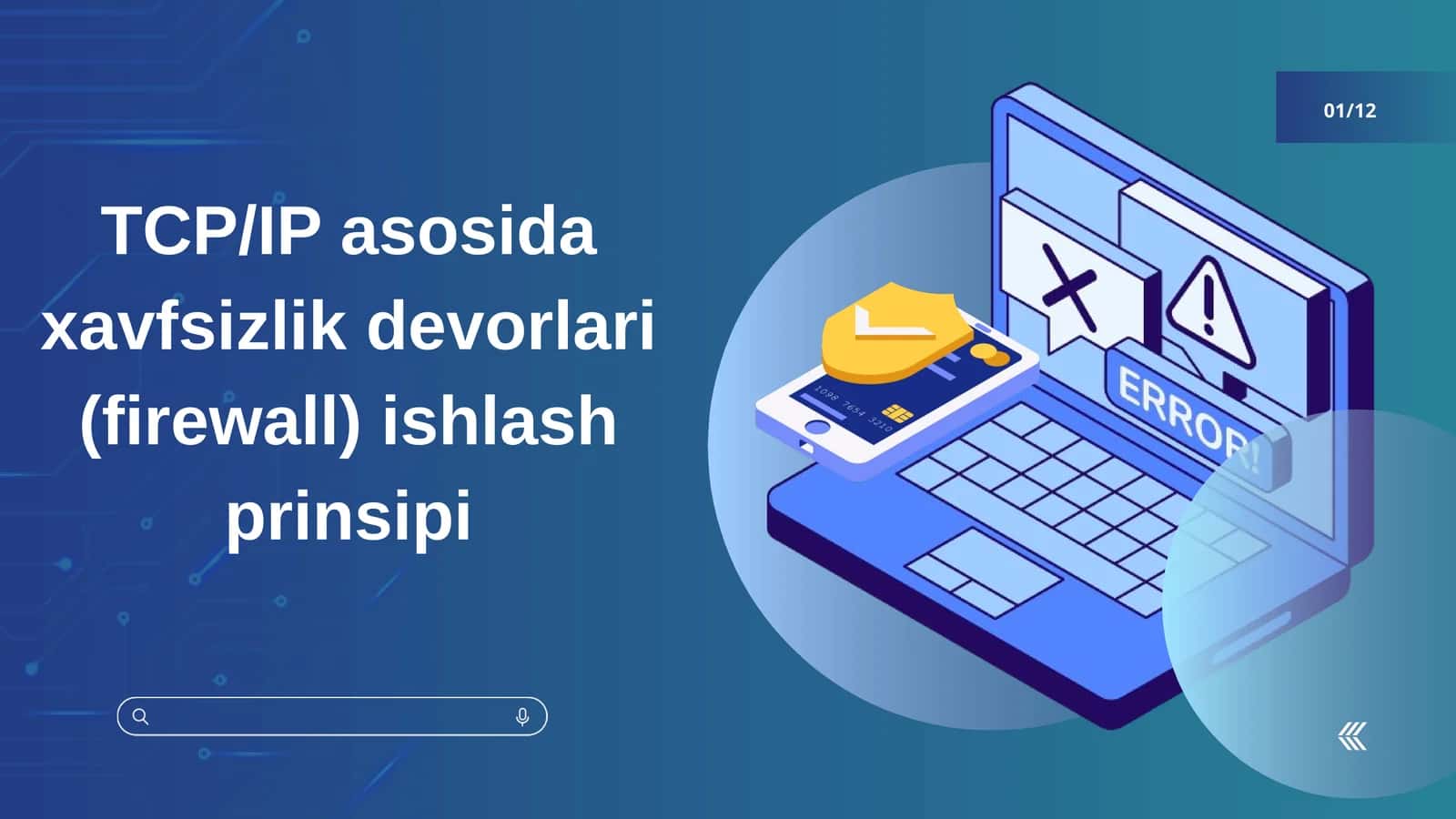 Xavfsizlik devorlari (firewall) ishlash prinsipi