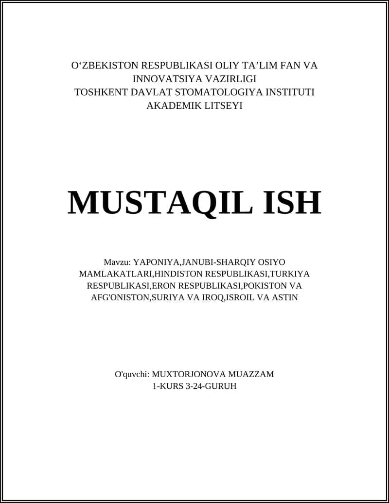 Yaponiya va uning iqtisodiy o'sishi