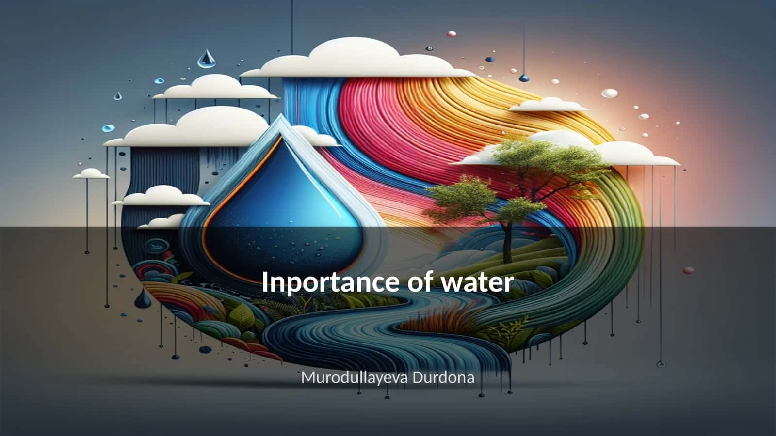 Inportance of water