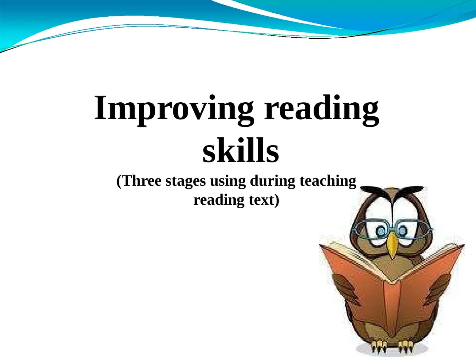 Improving reading skills