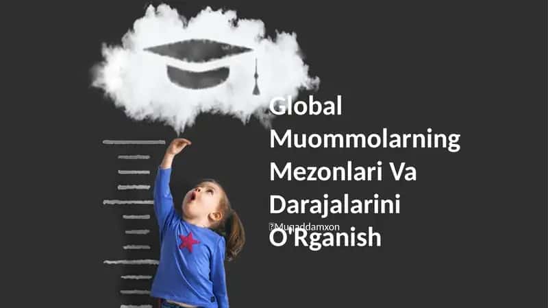 Global Muommolarning Mezonlari Va Darajalarini O'Rganish